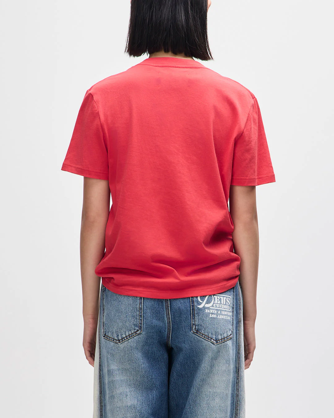 Bird Scratch Tee - Poinsettia Red - Image 2