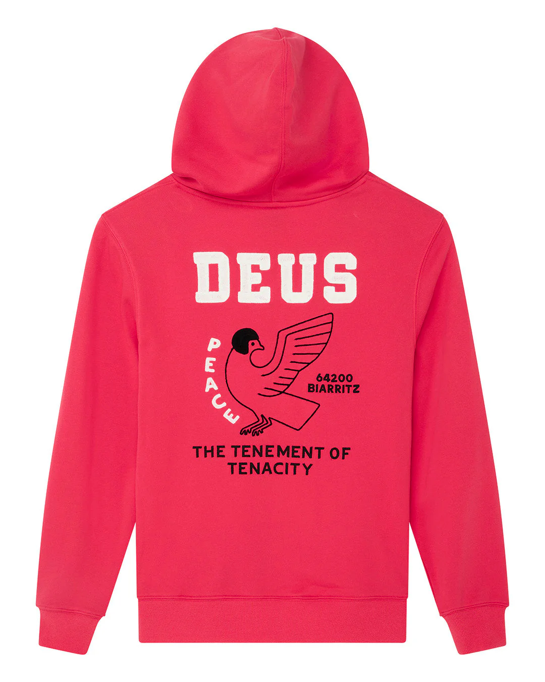 Buck Up Zip Hoodie - Melon Red - Image 4