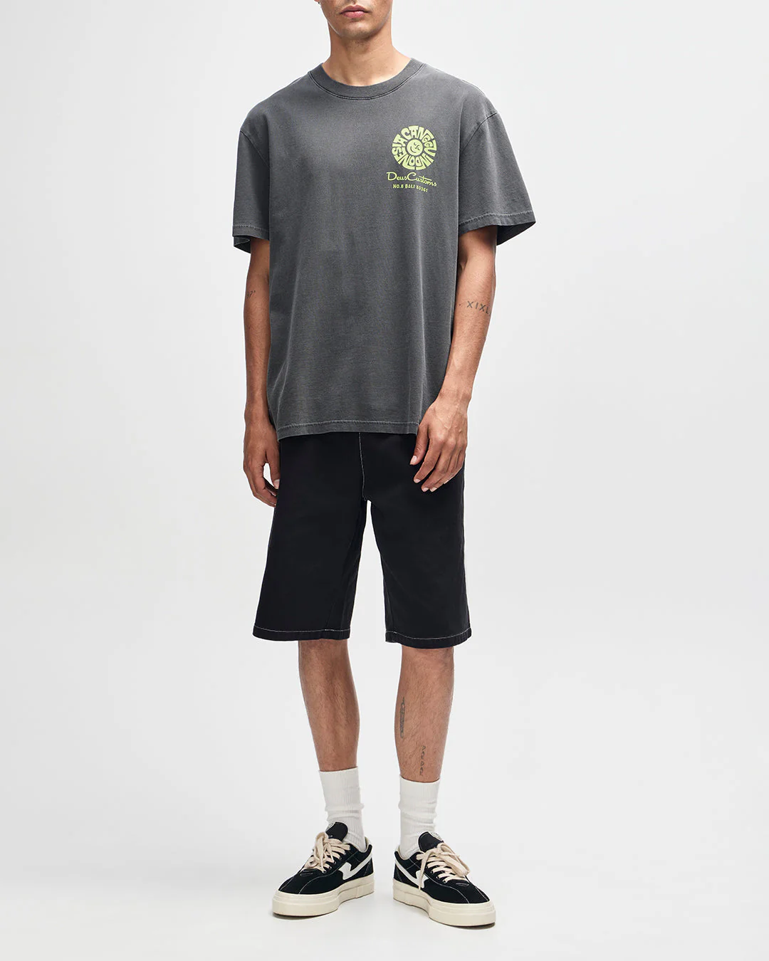 Canggu Address Tee - Anthracite - Image 5