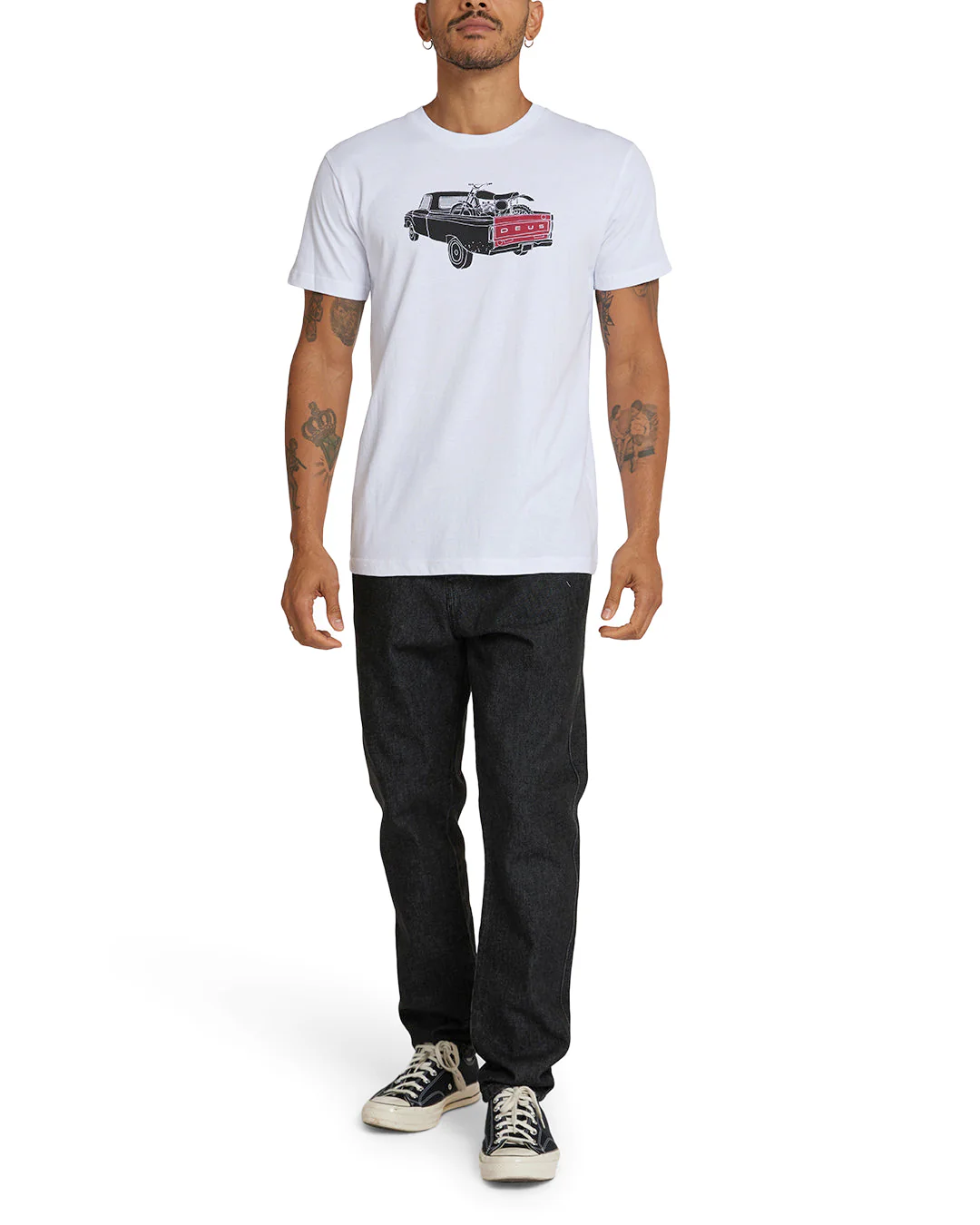 Carby Pickup Tee - White - Image 4