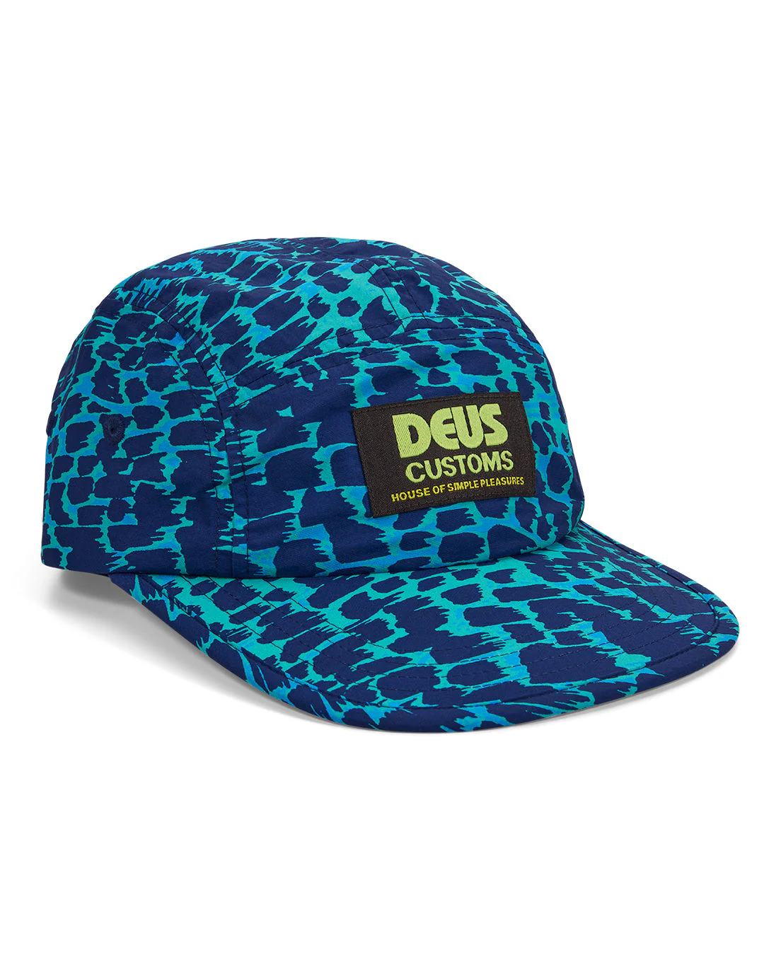 Clement 5 Panel Cap - Wave Ride Blue