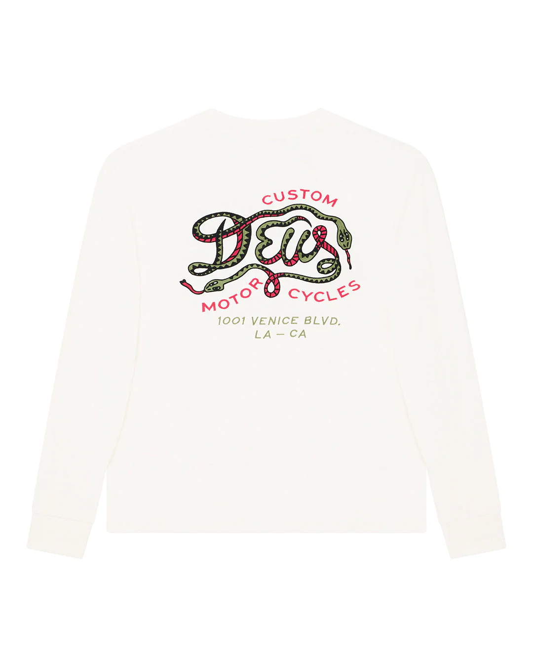 Danger Noodle Ls Tee - Dirty White - Image 4