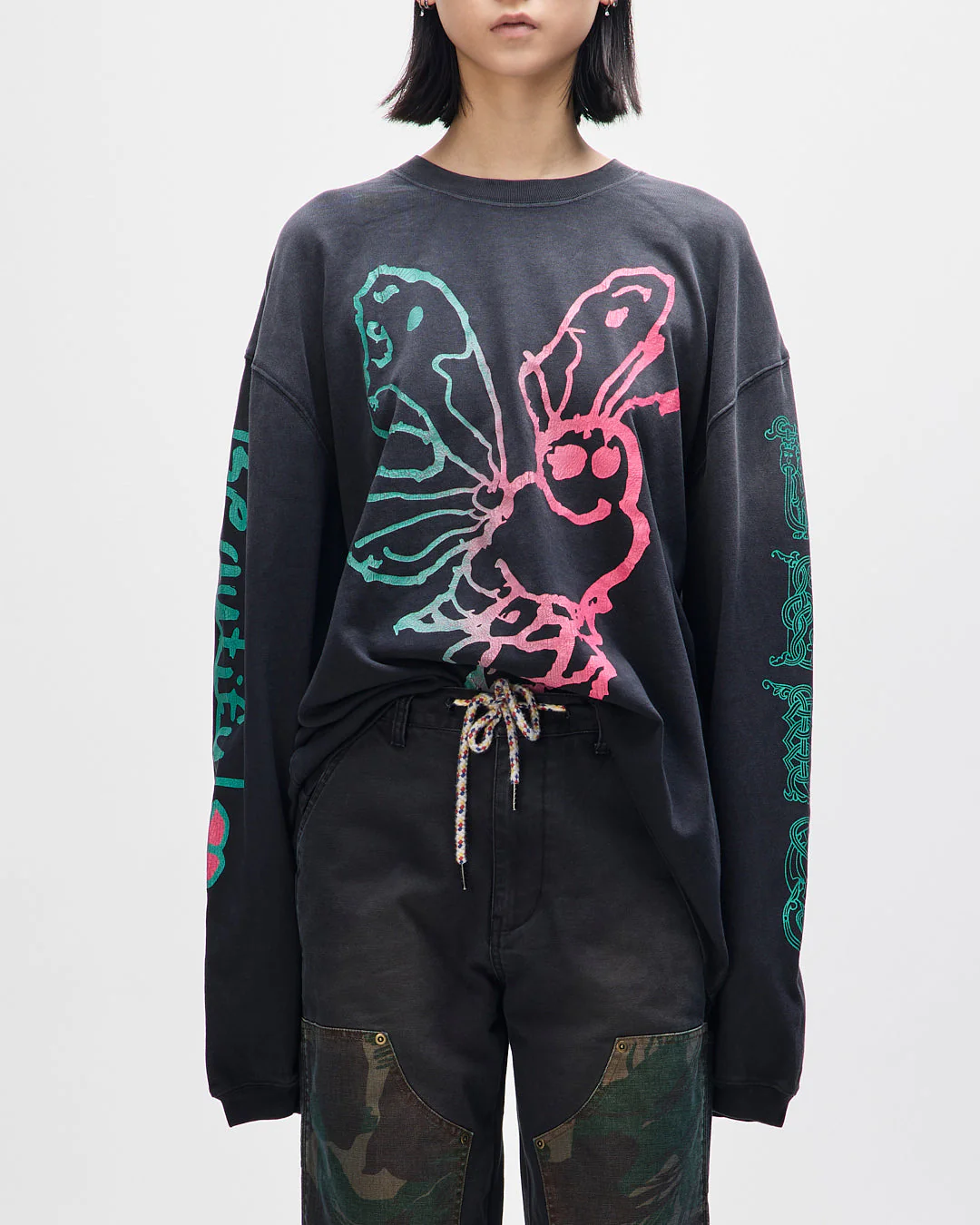 Danzig Queen LS Tee - Anthracite - Image 4