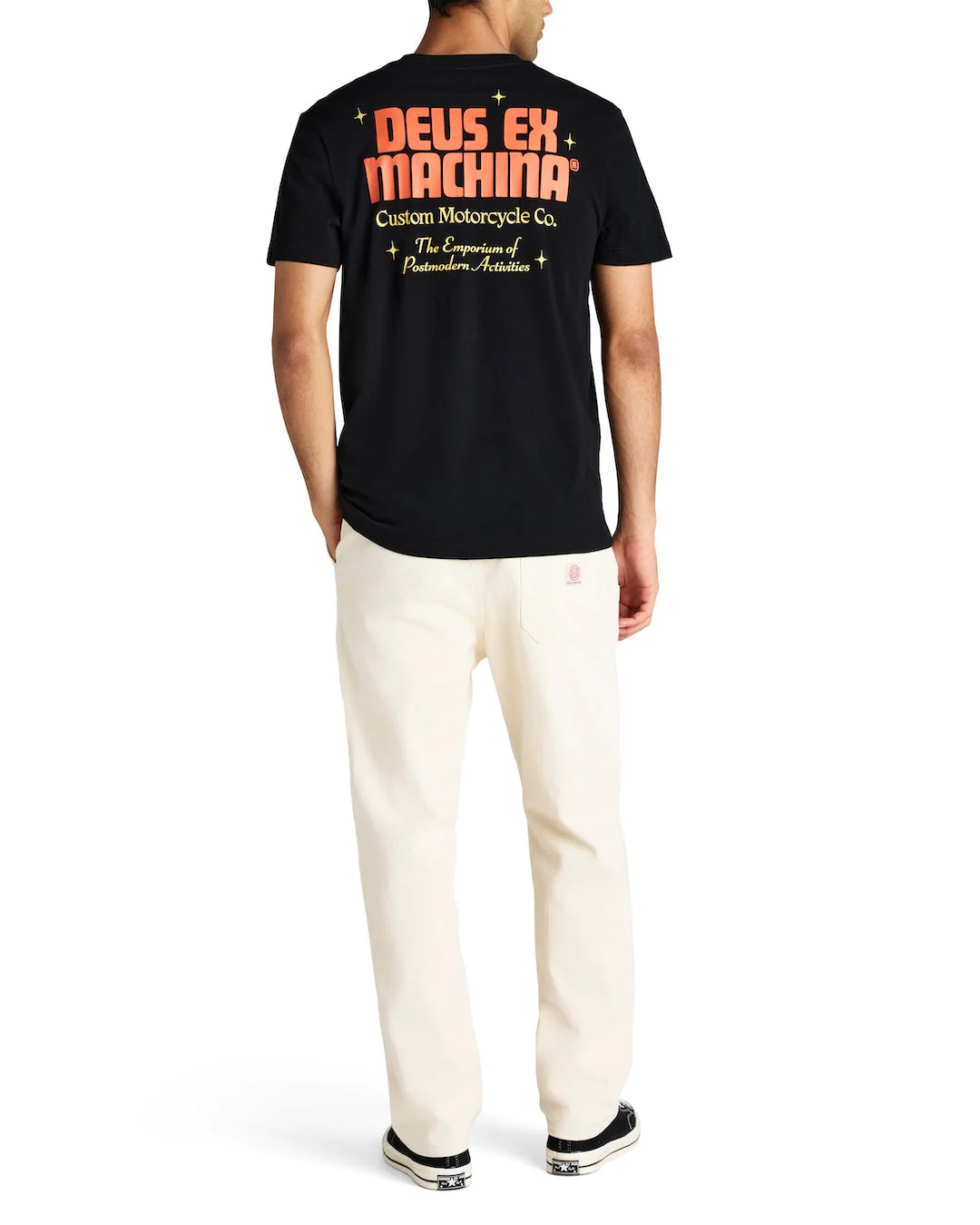 Drop Down Tee - Black - Image 4