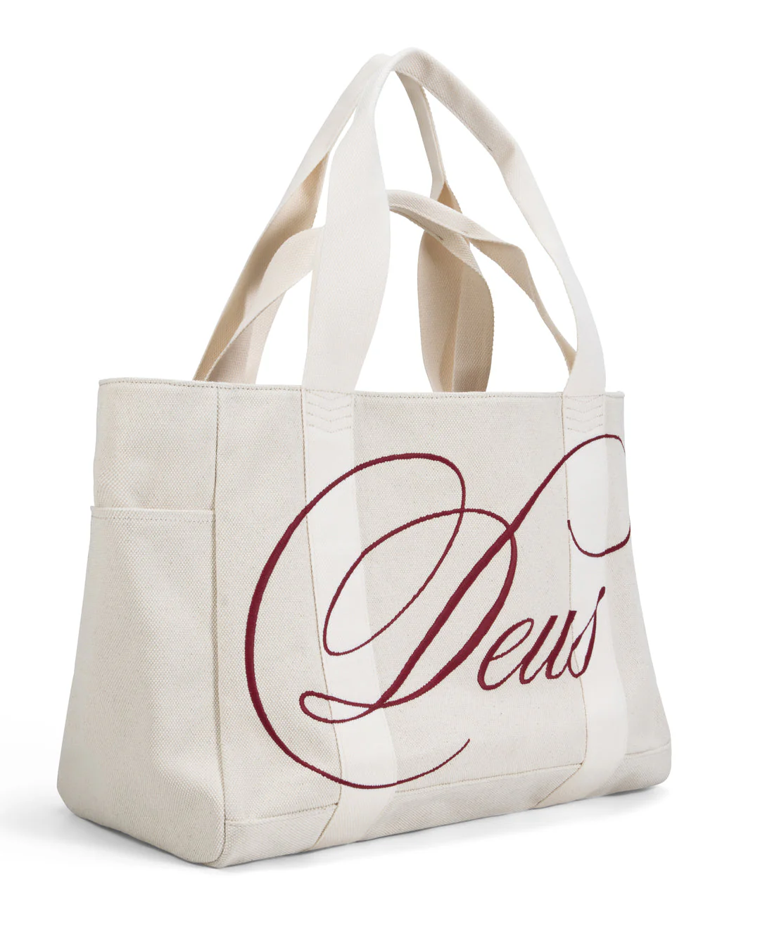 Fabrizia Canvas Tote - Natural - Image 4