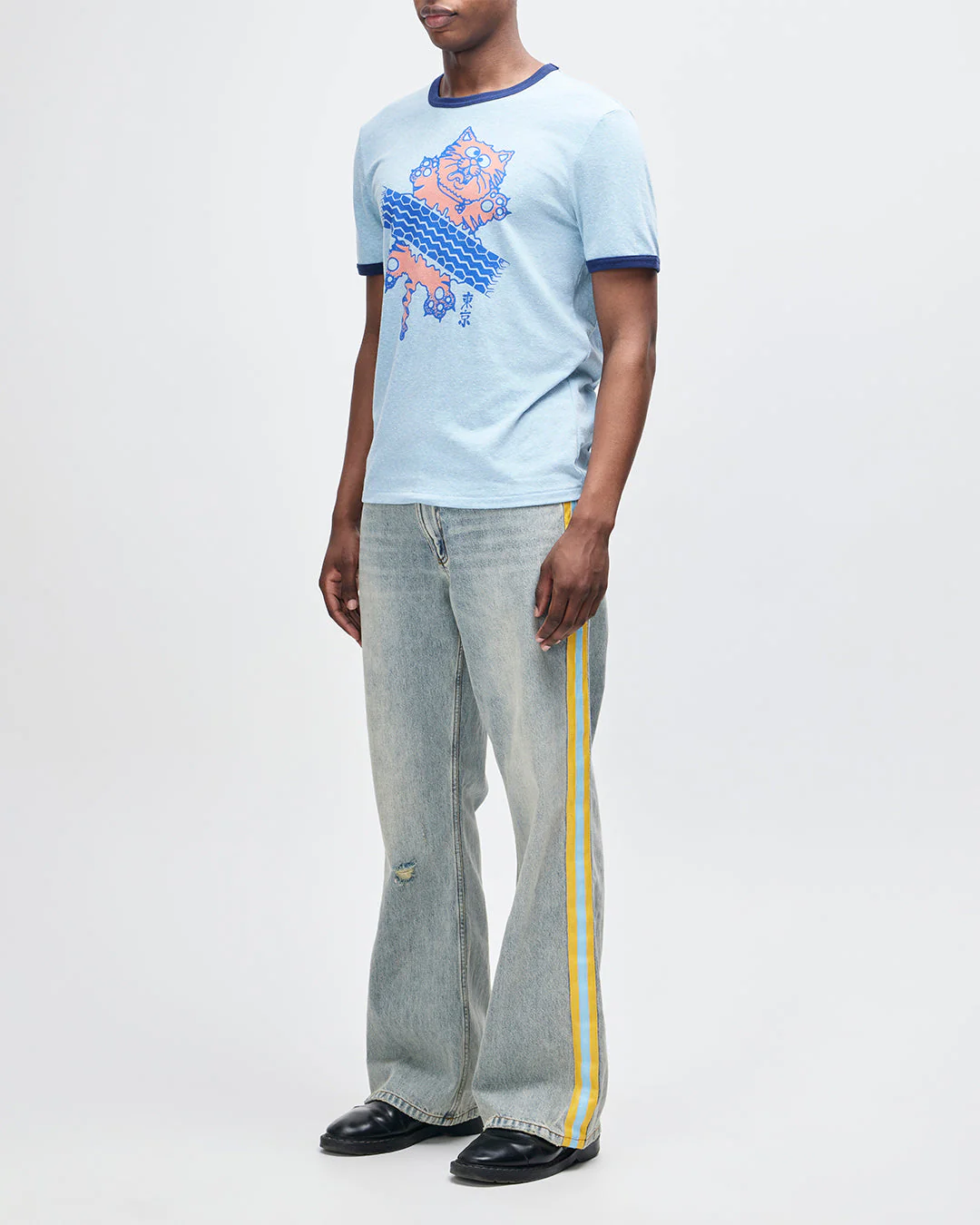 Flat Out Tee - Strong Blue - Image 13