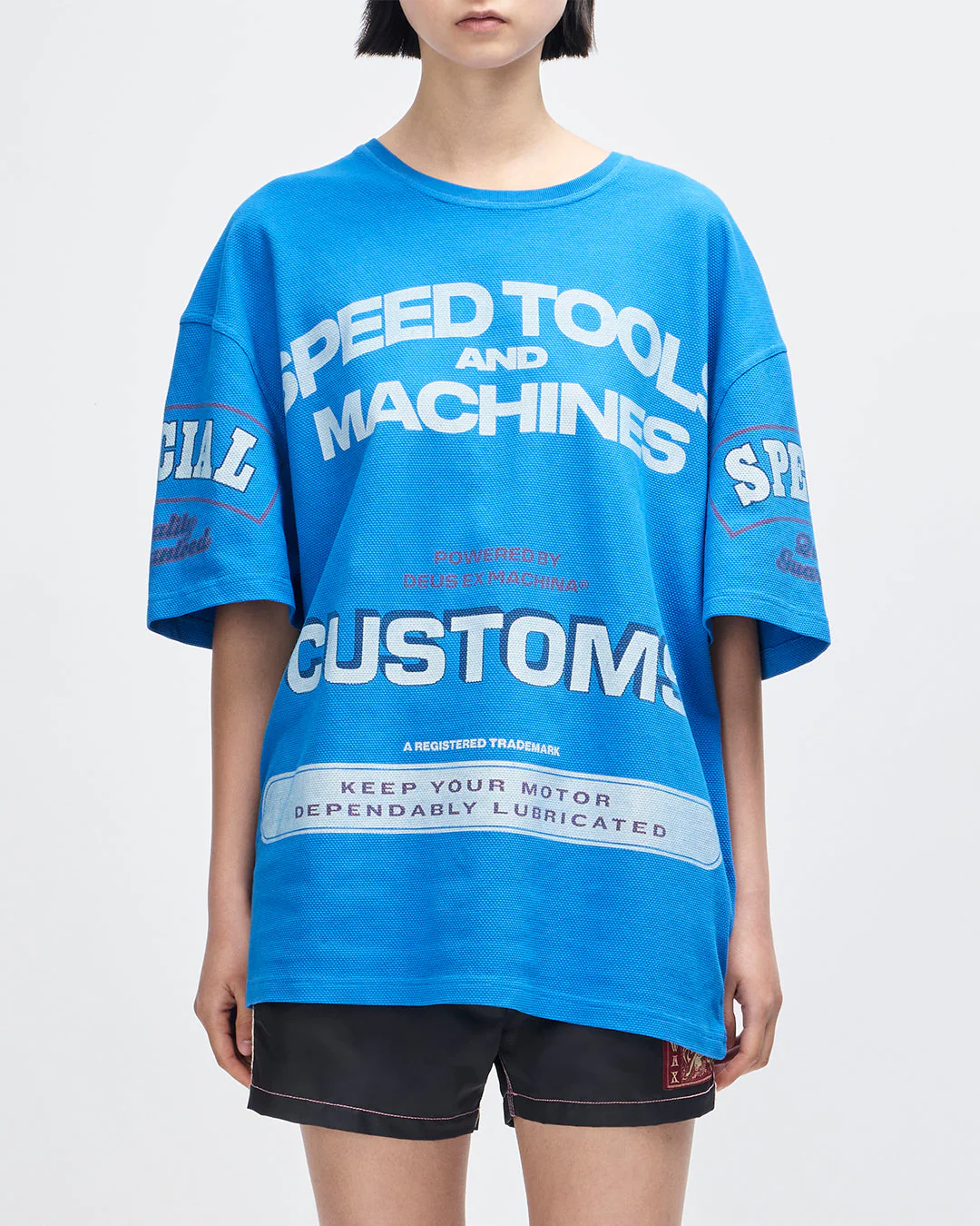 Flohmarkt Oversized Tee - Daphne Blue - Image 2