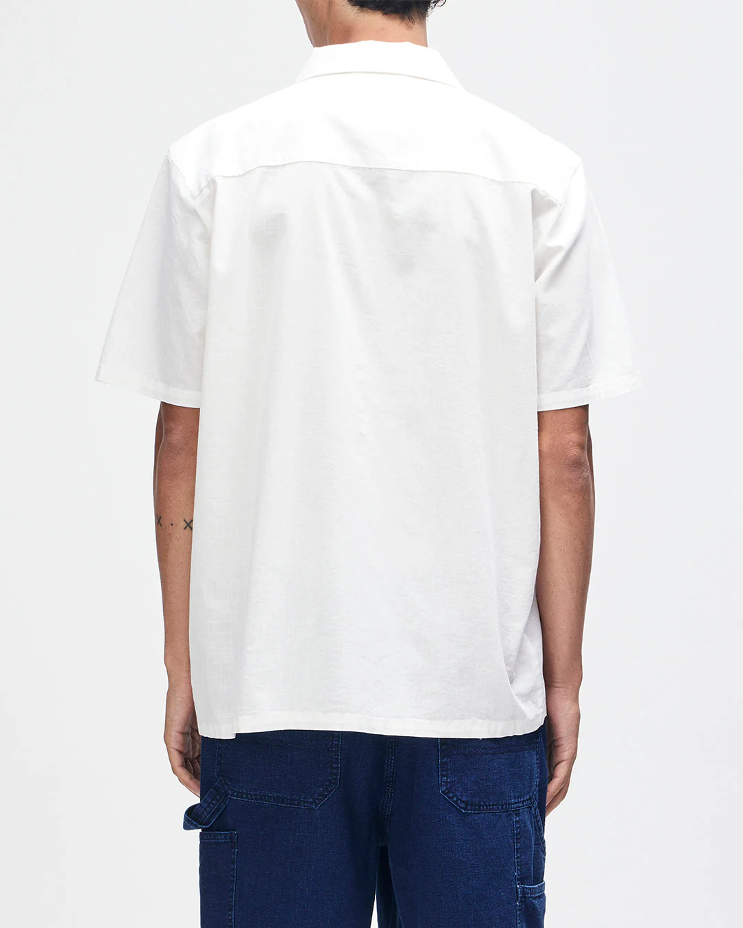 Forecourt Chambray Shirt - Natural - Image 2