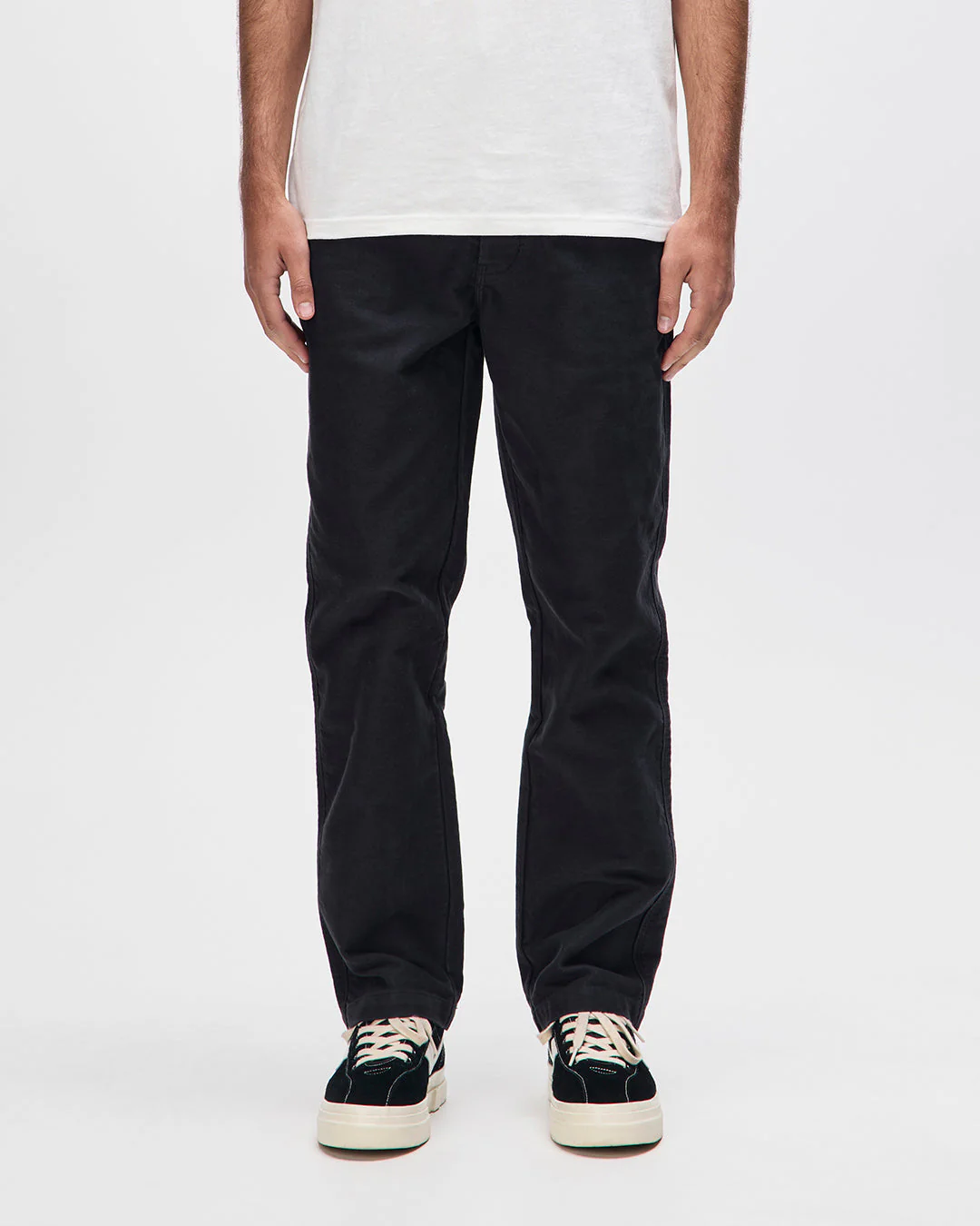 Hank Sateen Pant - Black