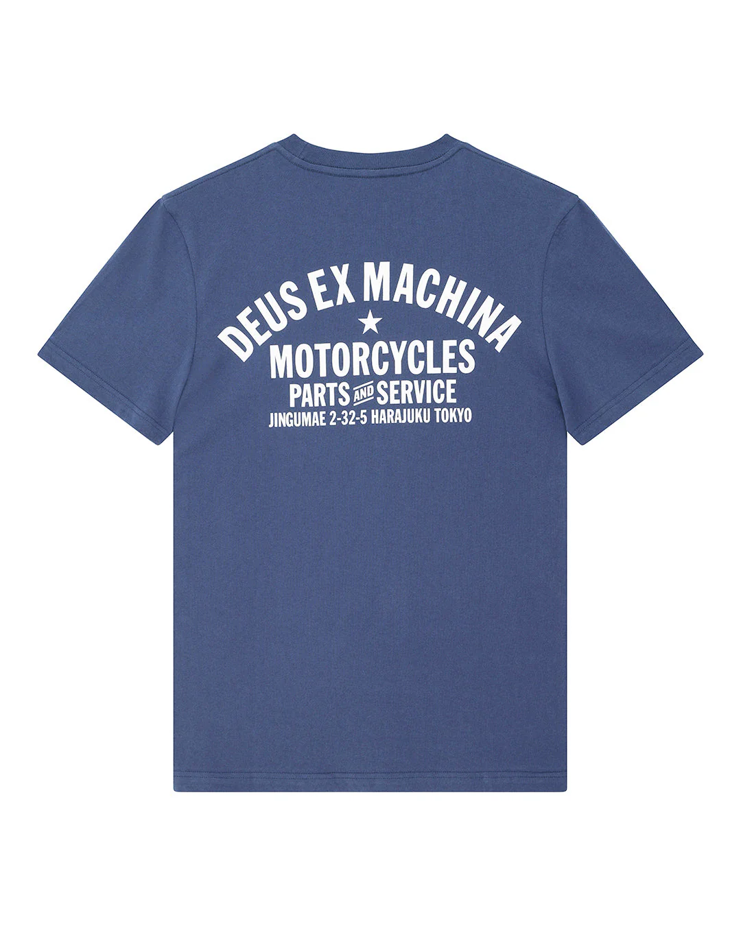 Harajuku Address Tee - Mechanic Blue - Image 4