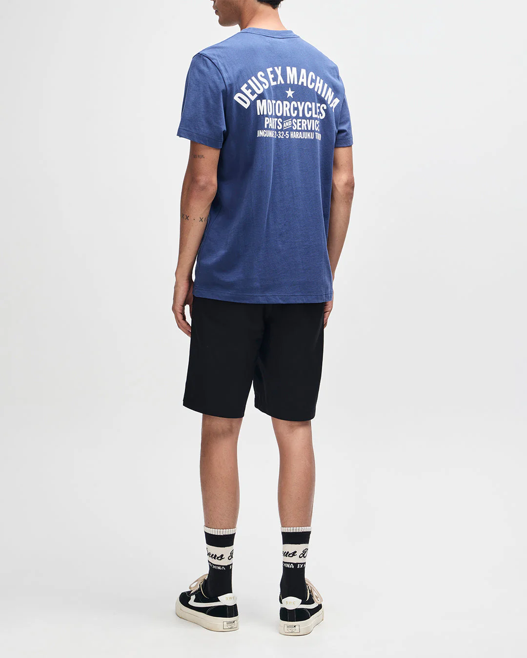 Harajuku Address Tee - Mechanic Blue - Image 6