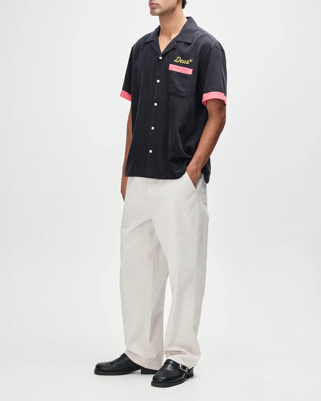 Hisssterical Bowling Shirt - Black - Image 9