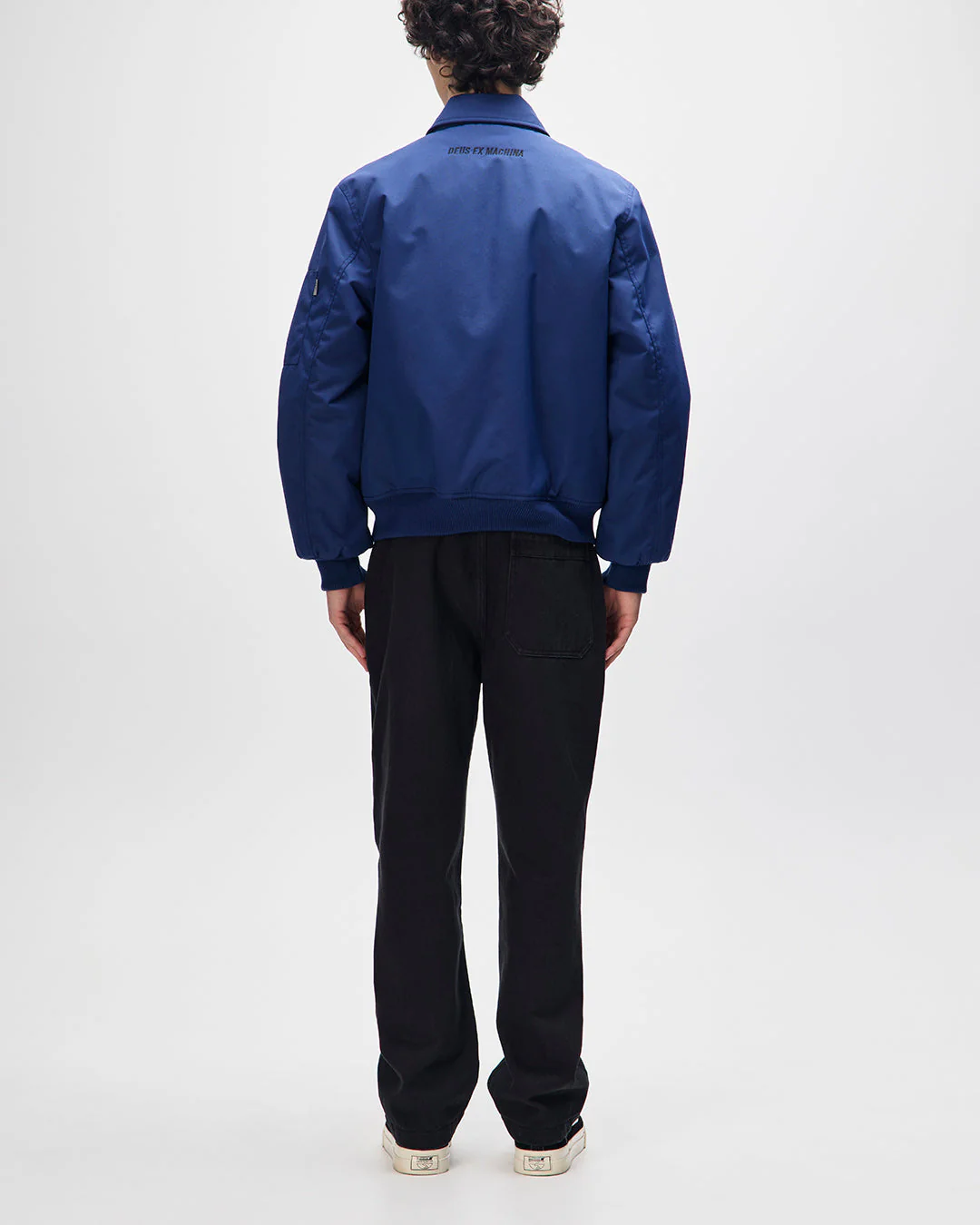 In Benzin Flight Jacket - Estate Blue - Image 7