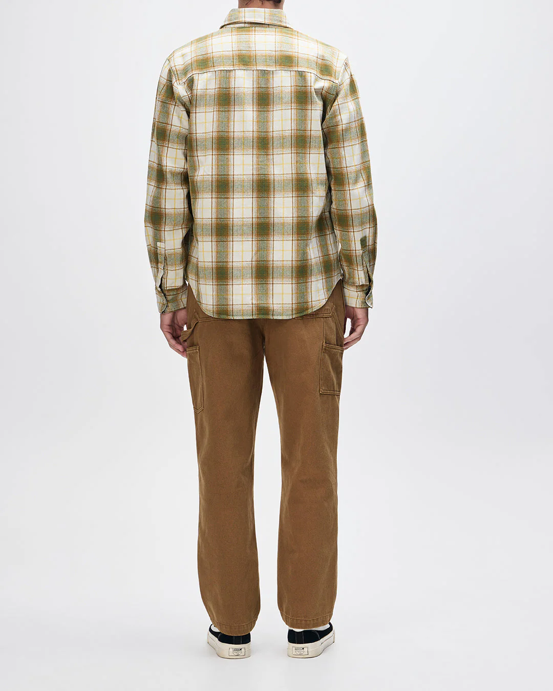 Jermaine Check Shirt - Dirty White Check - Image 7
