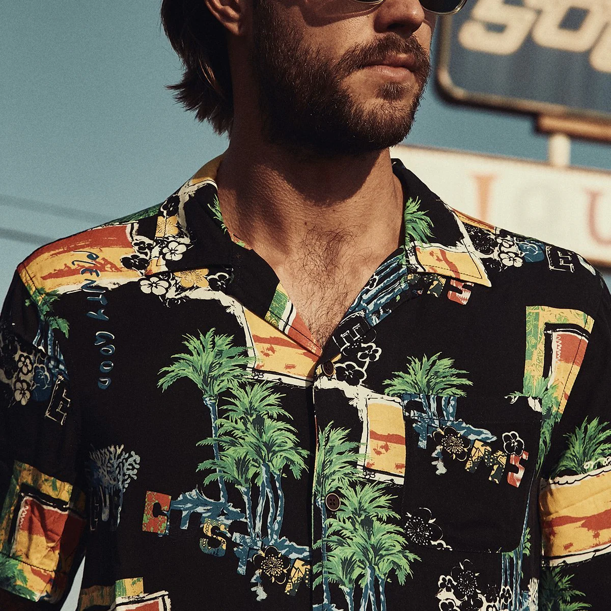 Lambada Short Sleeve Shirt - Black - Image 4