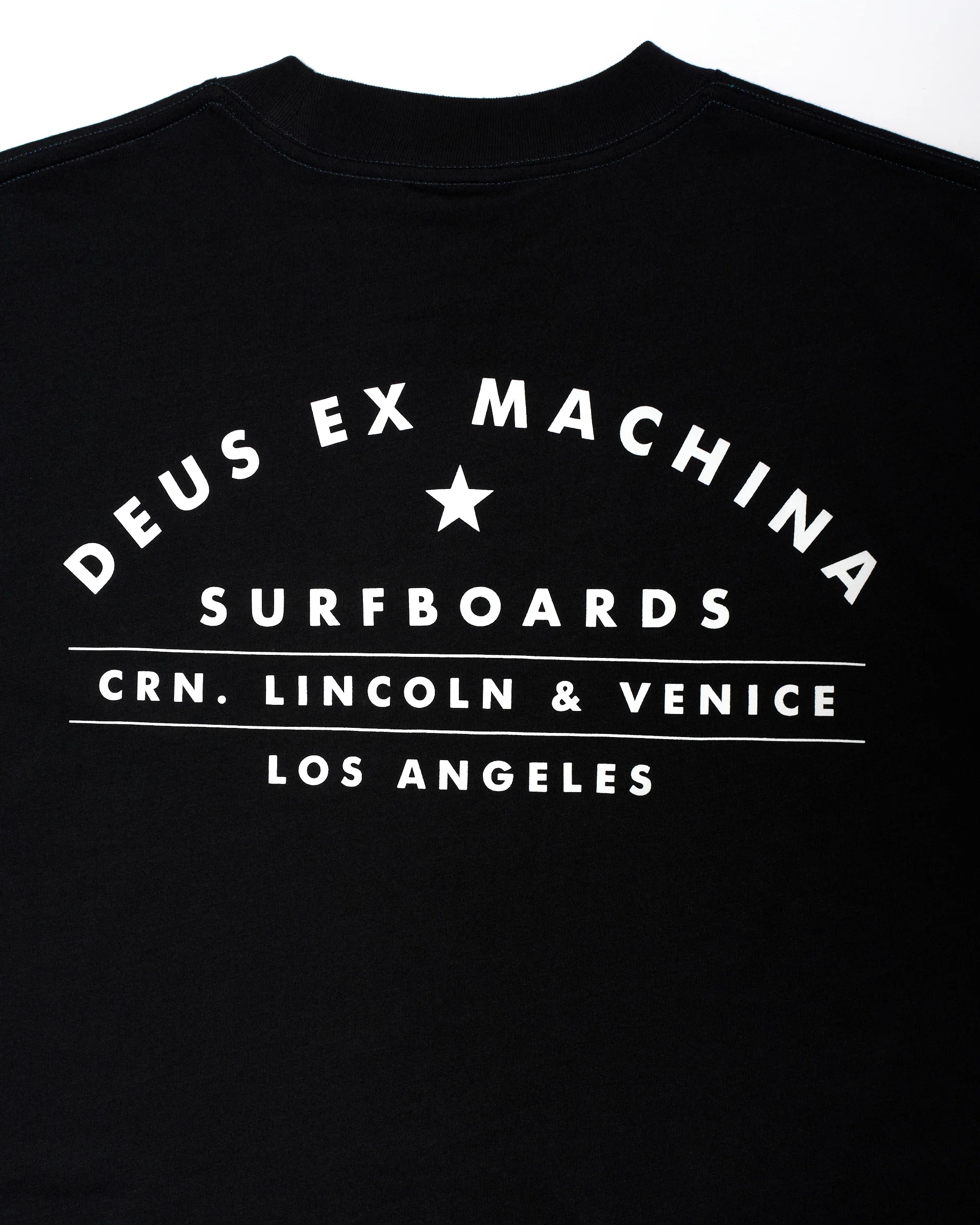 Los Angeles Surf Address Tee - Black - Image 9