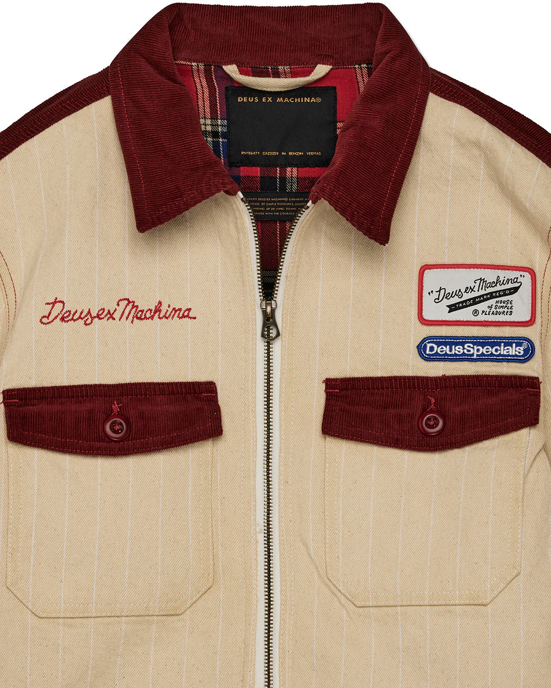 Lyon Natural Jacket - Natural - Image 7