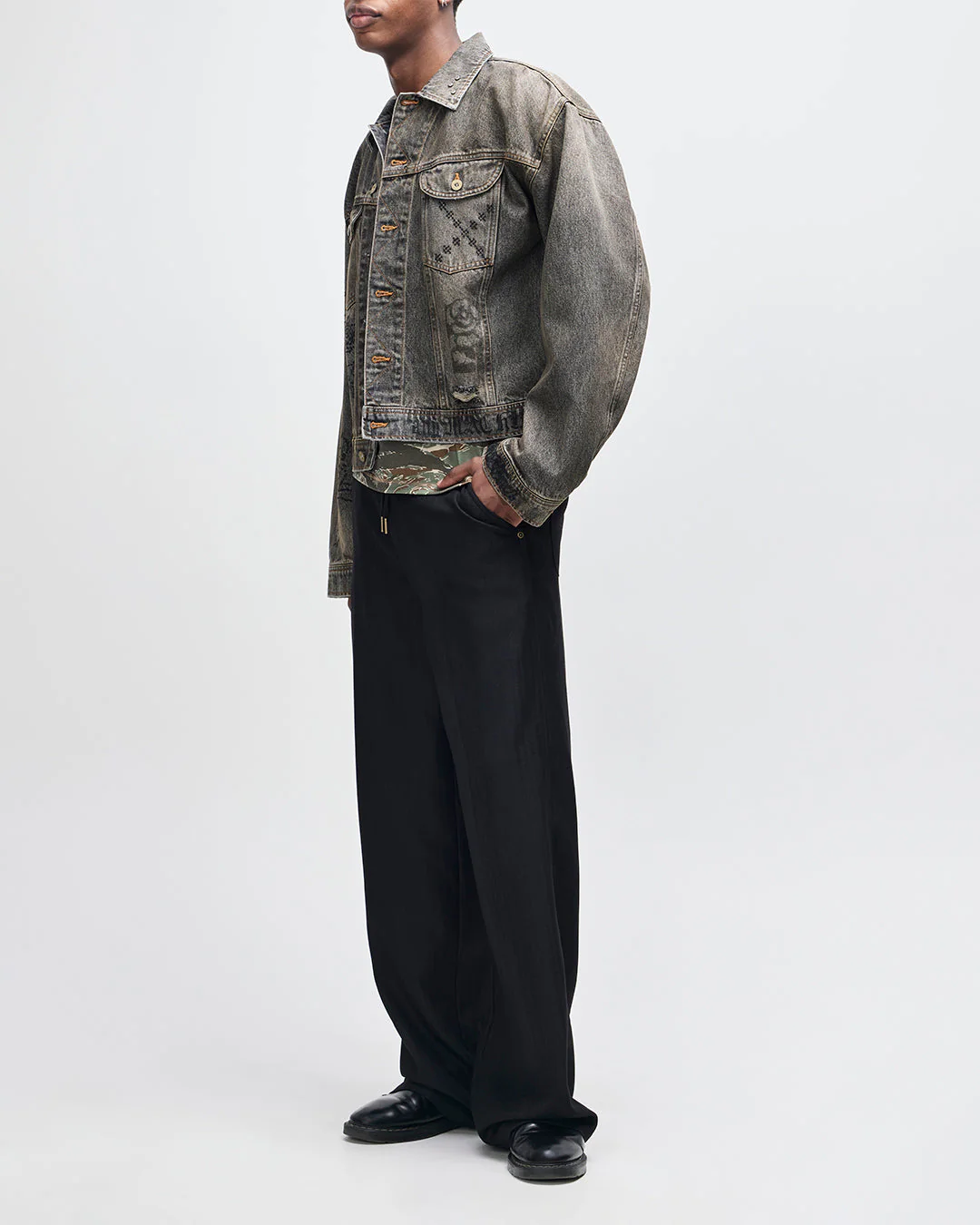 Mephistopheles Noir Jacket - Dirty Anthracite - Image 10