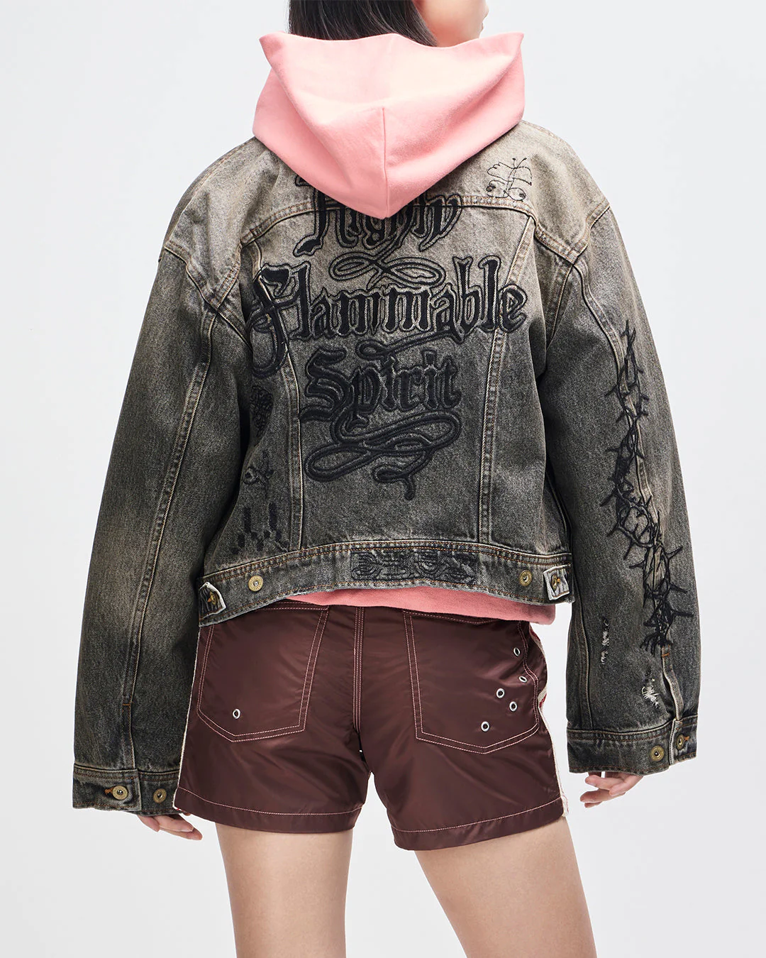 Mephistopheles Noir Jacket - Dirty Anthracite - Image 5