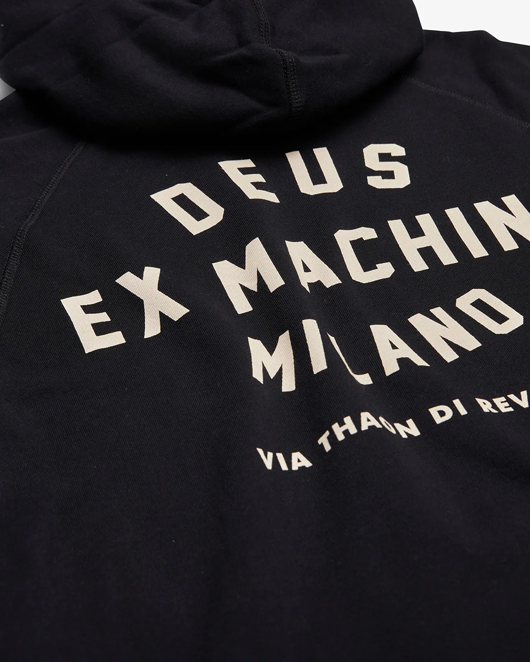 Milano Address Hoodie - Black - Image 7