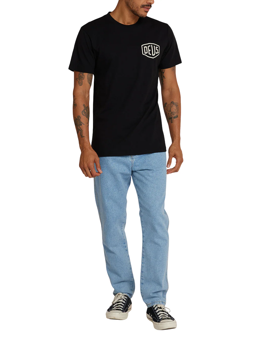 Milano Address Tee - Black - Image 5