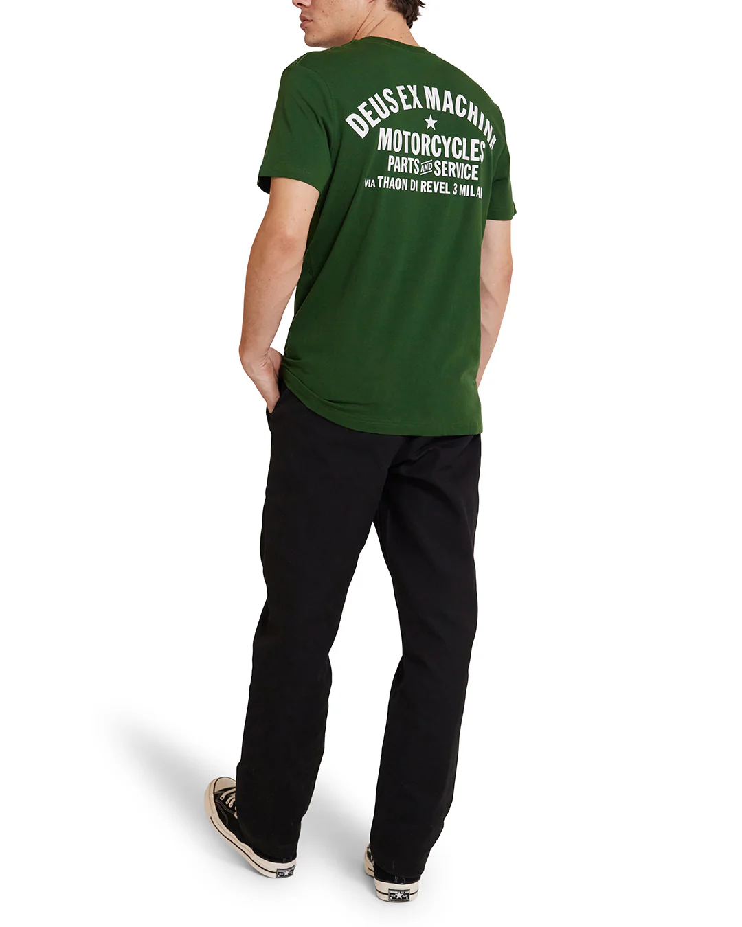 Milano Address Tee - Hillside Green - Image 5