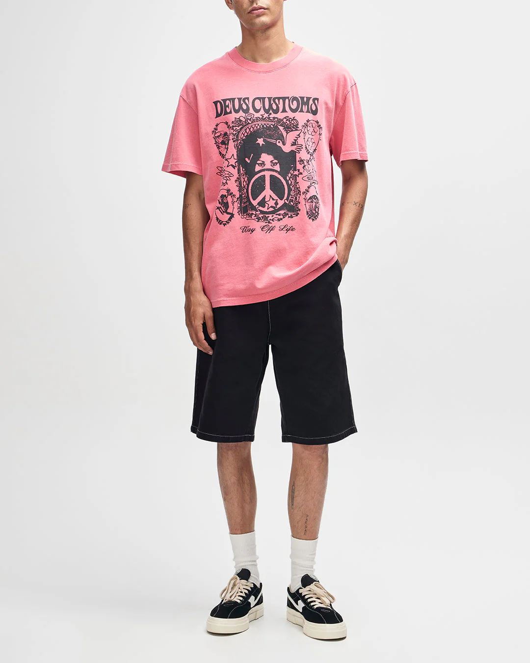 Mother-Earth Tee - Melon Red - Image 5