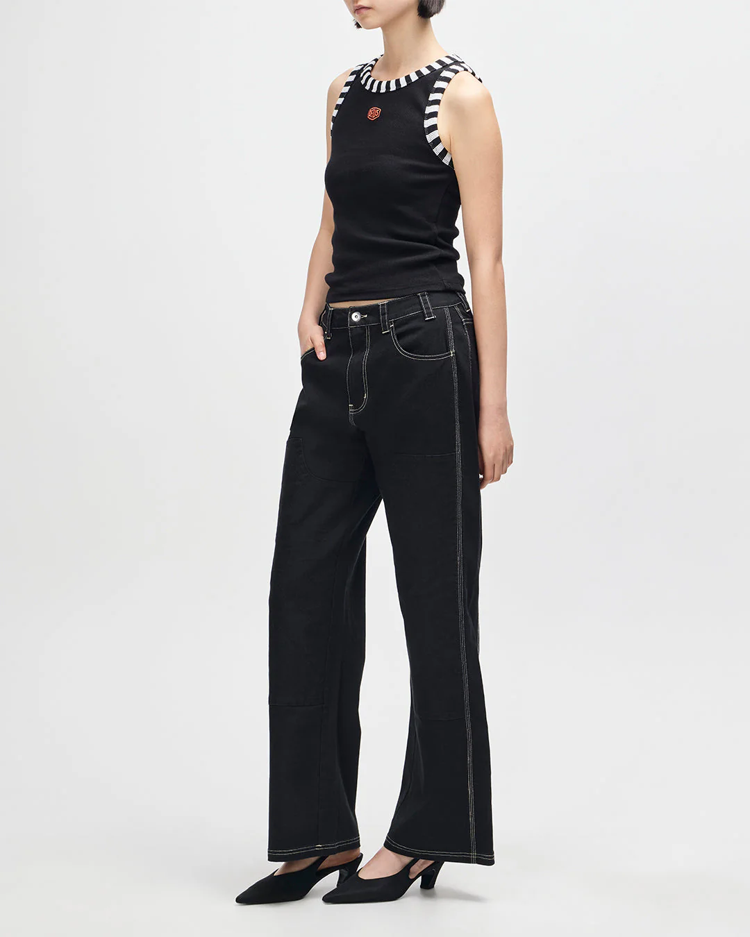 Rally Shield Tank - Black - Image 9