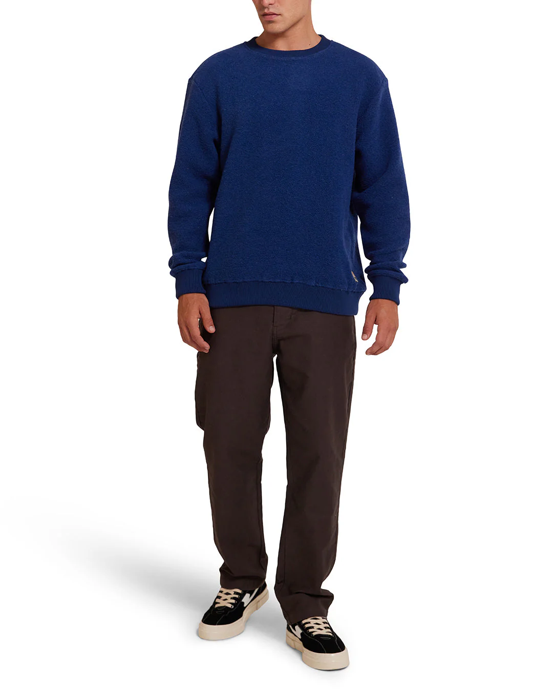 Reo Textured Fleece - Blue - Image 3