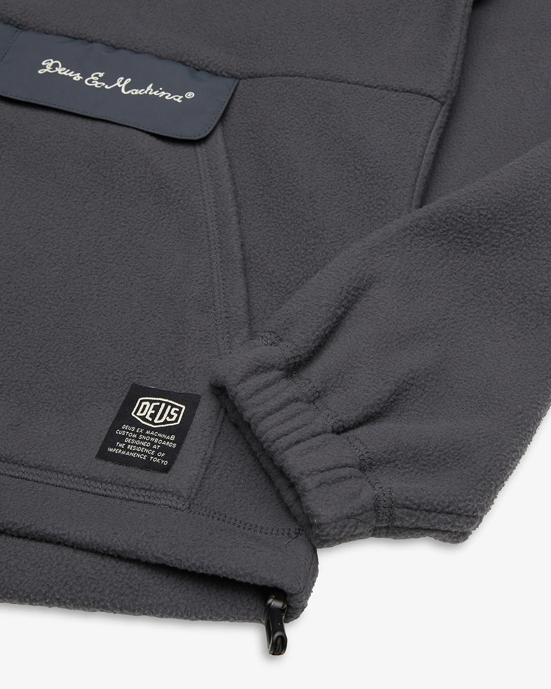 Ridgeline Fleece Pullover - Lead Grey - Image 7