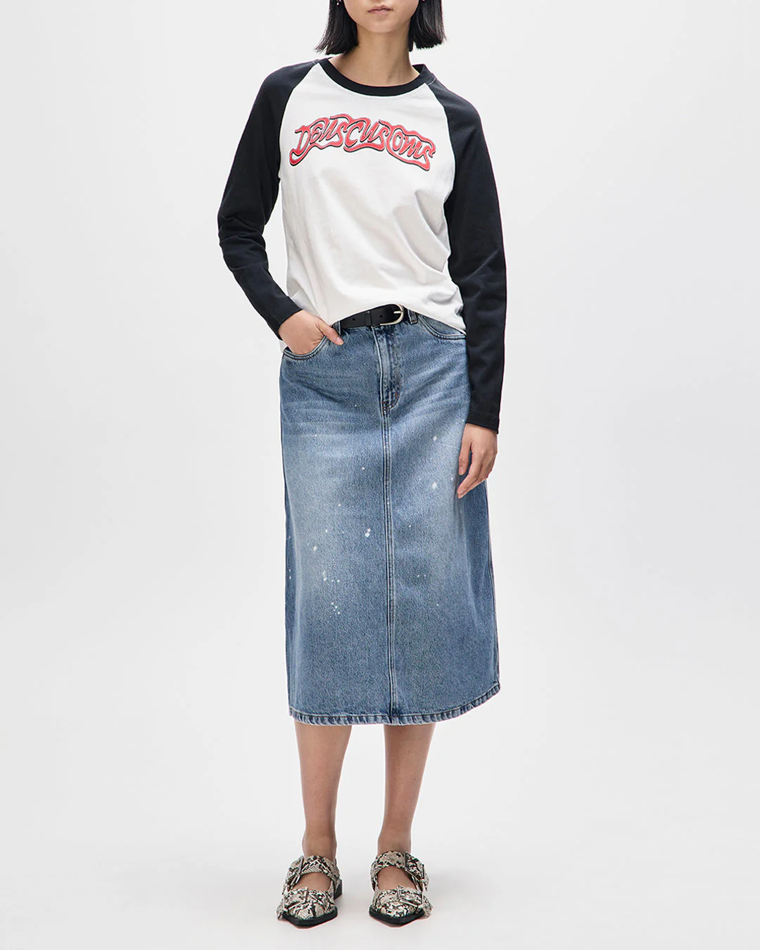 Rocca Raglan Tee - White - Image 3