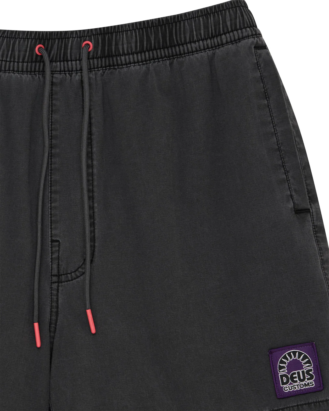Sandbar Garment Dyed Mesh Short - Anthracite - Image 7