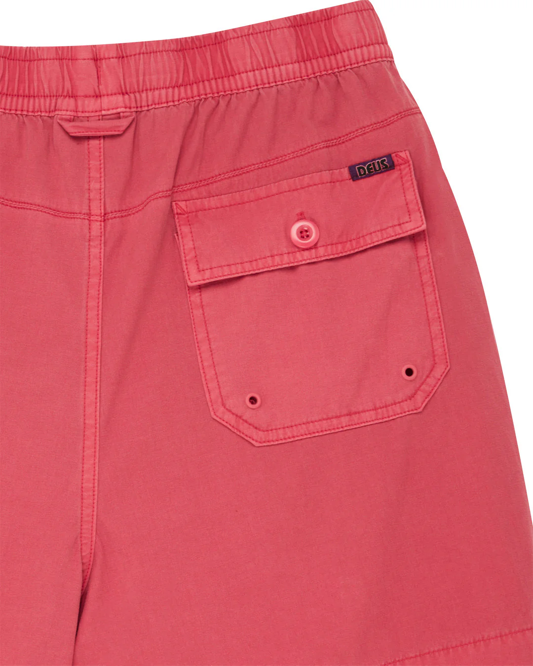 Sandbar Garment Dyed Mesh Short - Melon Red - Image 8
