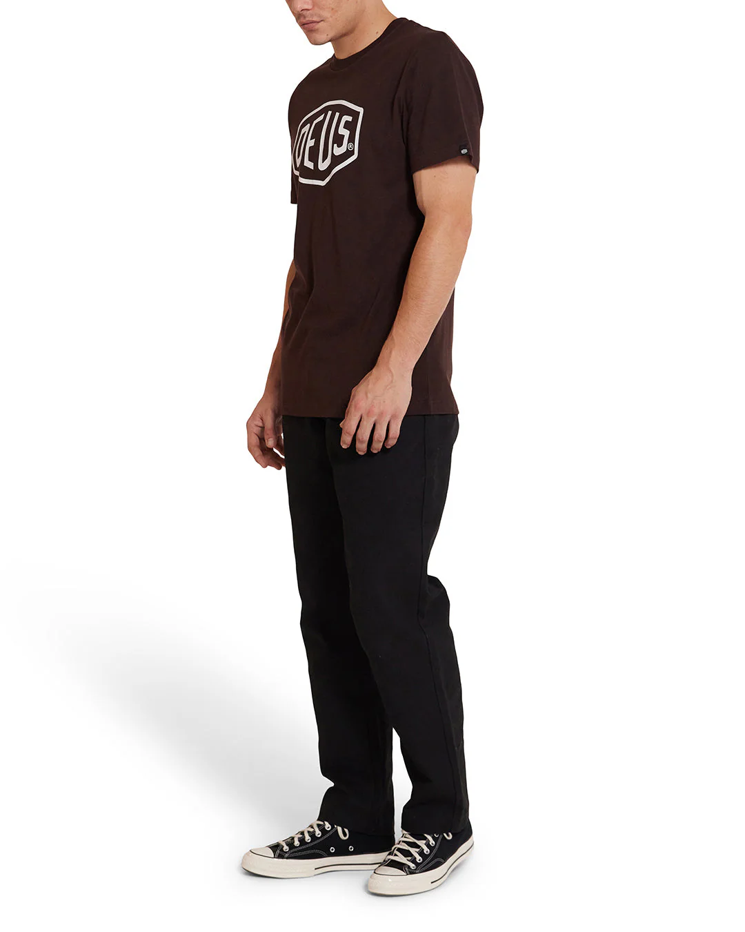 Shield Tee - Choc Brown - Image 3