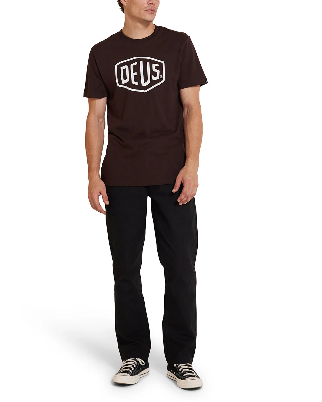 Shield Tee - Choc Brown - Image 4