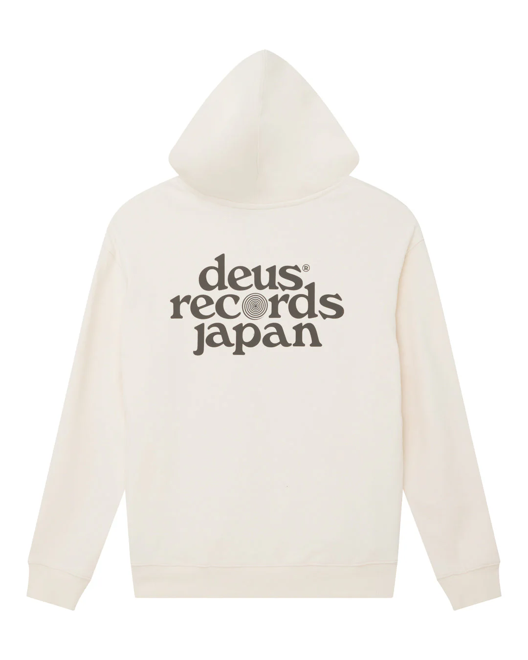 Strata Zip Hoodie - Dirty White - Image 4