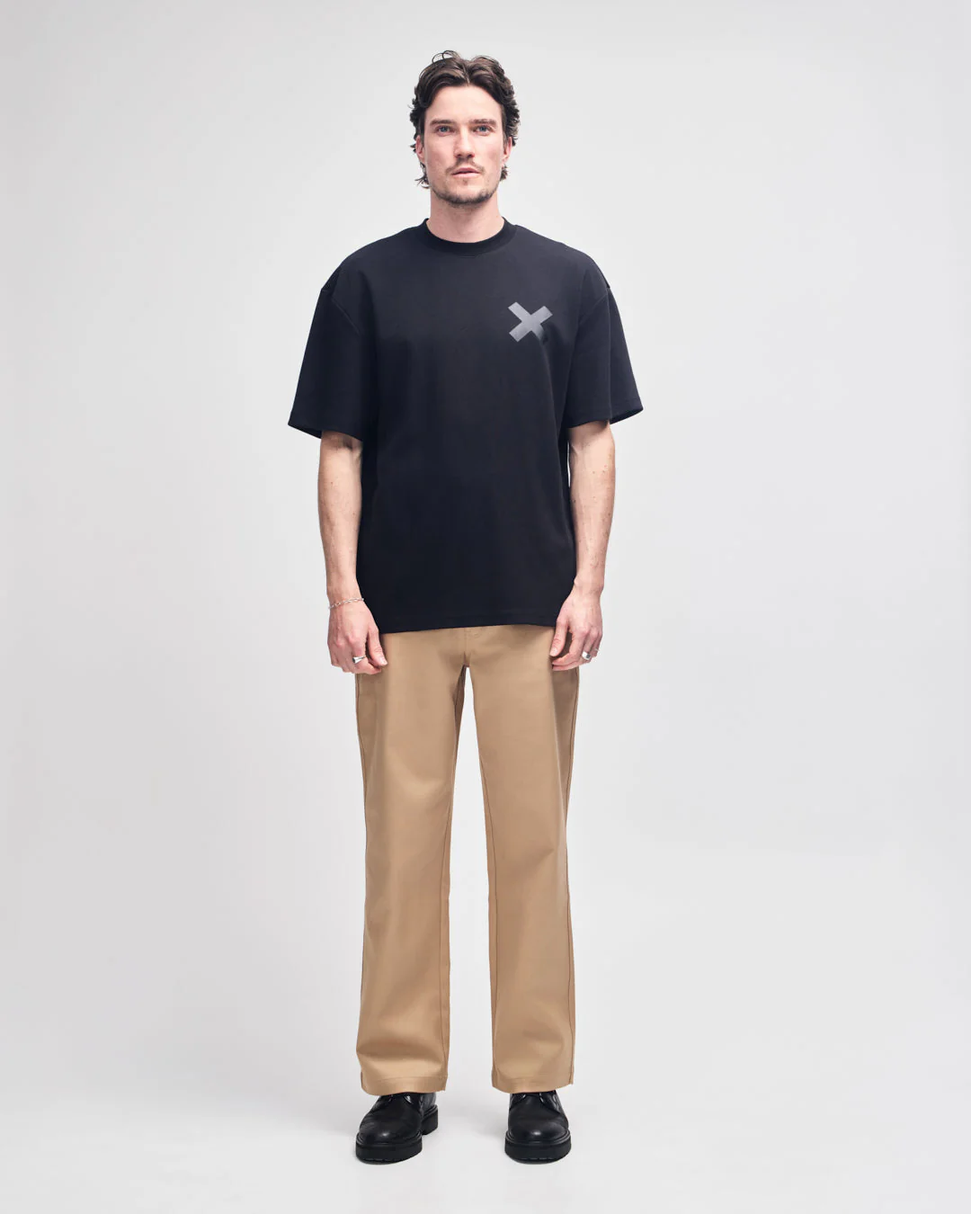 Surbiton Address Tee - Black - Image 5