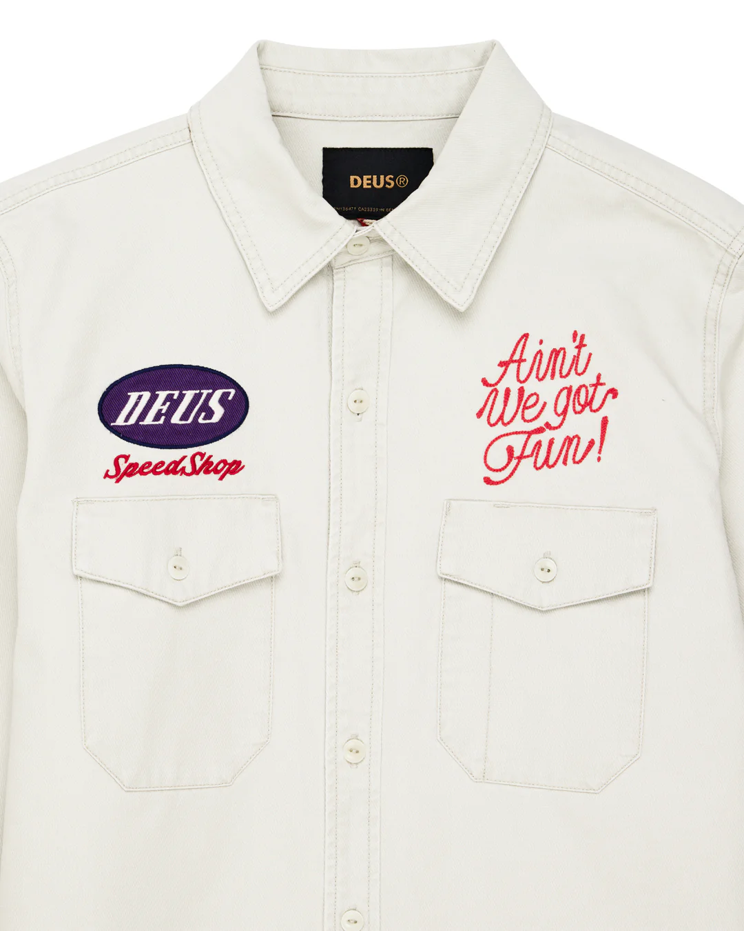 Tin Lizzie Shirt - Dirty White - Image 8