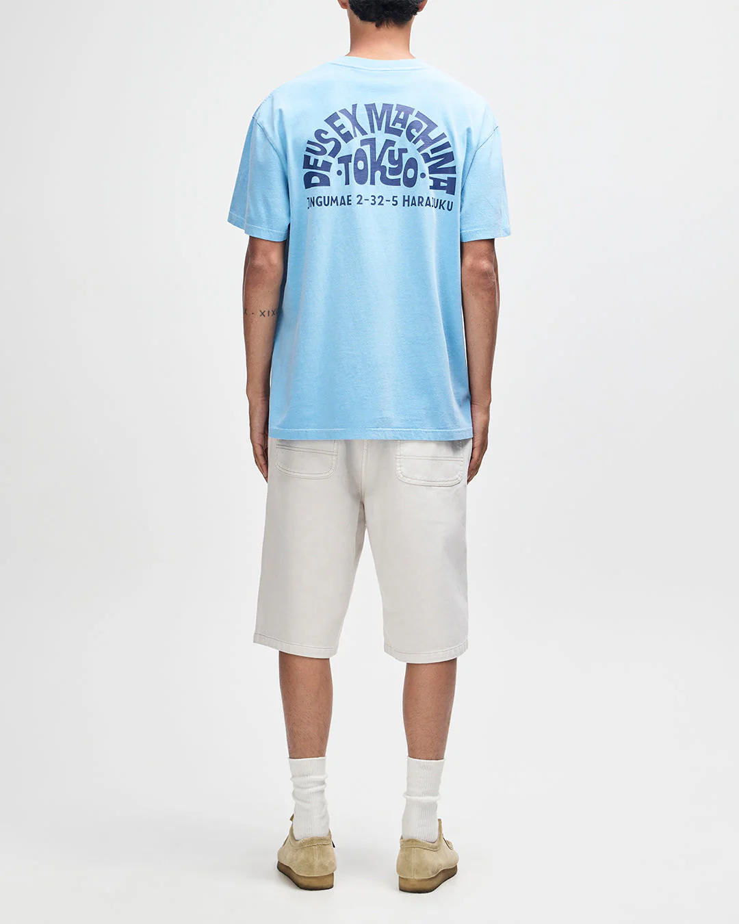 Tokyo Address Tee - Bonnie Blue - Image 6