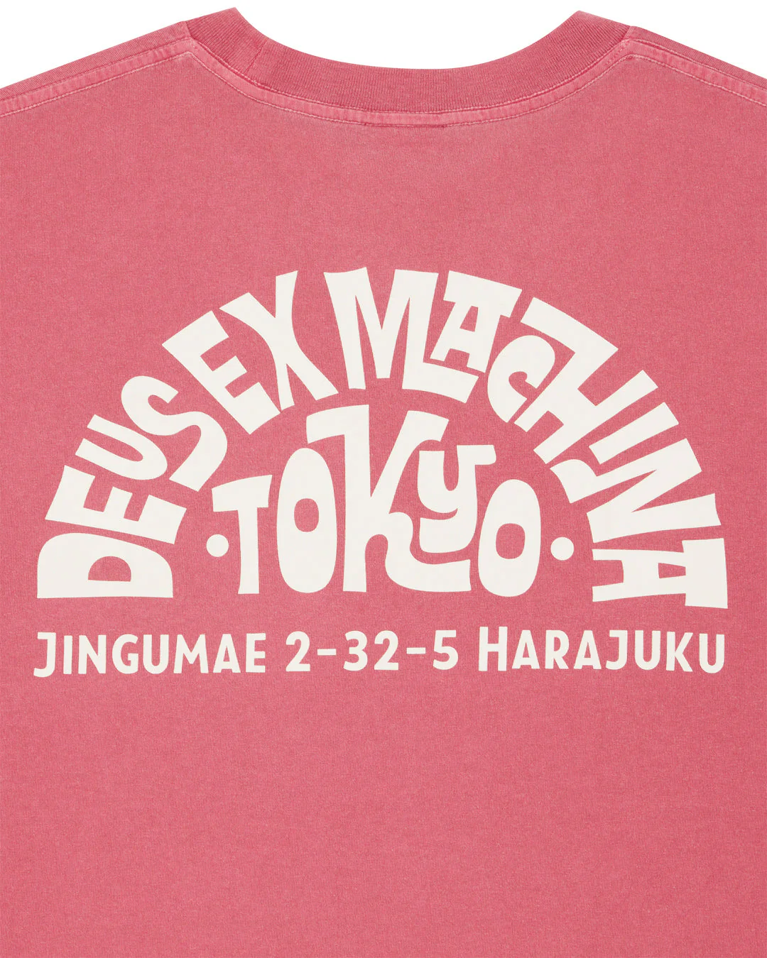 Tokyo Address Tee - Melon Red - Image 8