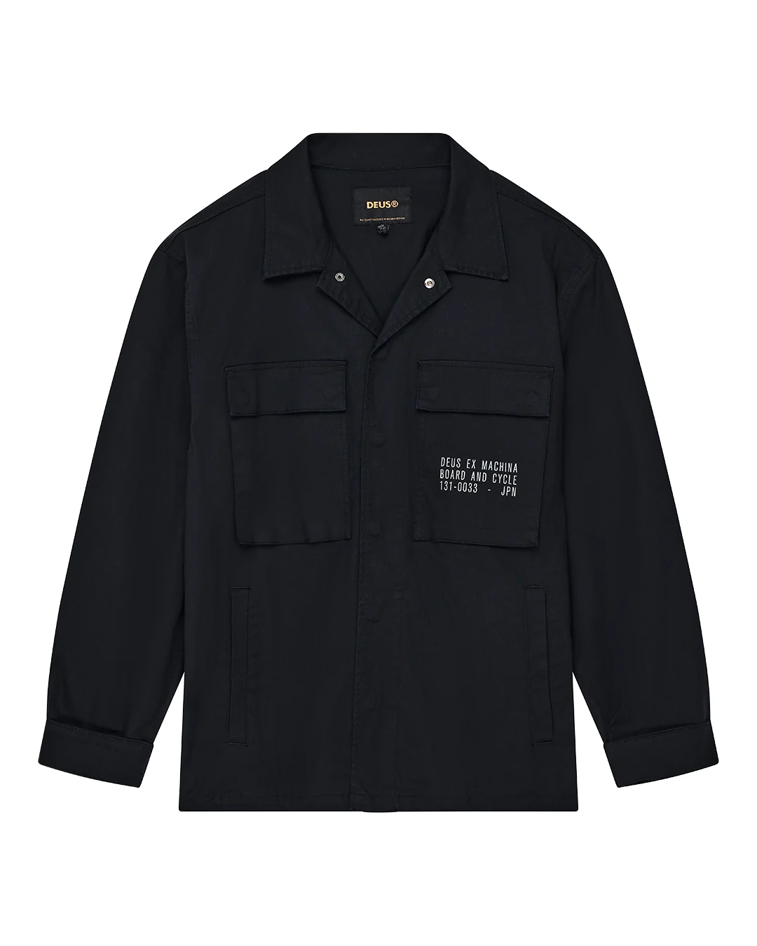 Tommy Poplin Surf Shirt - Black - Image 6