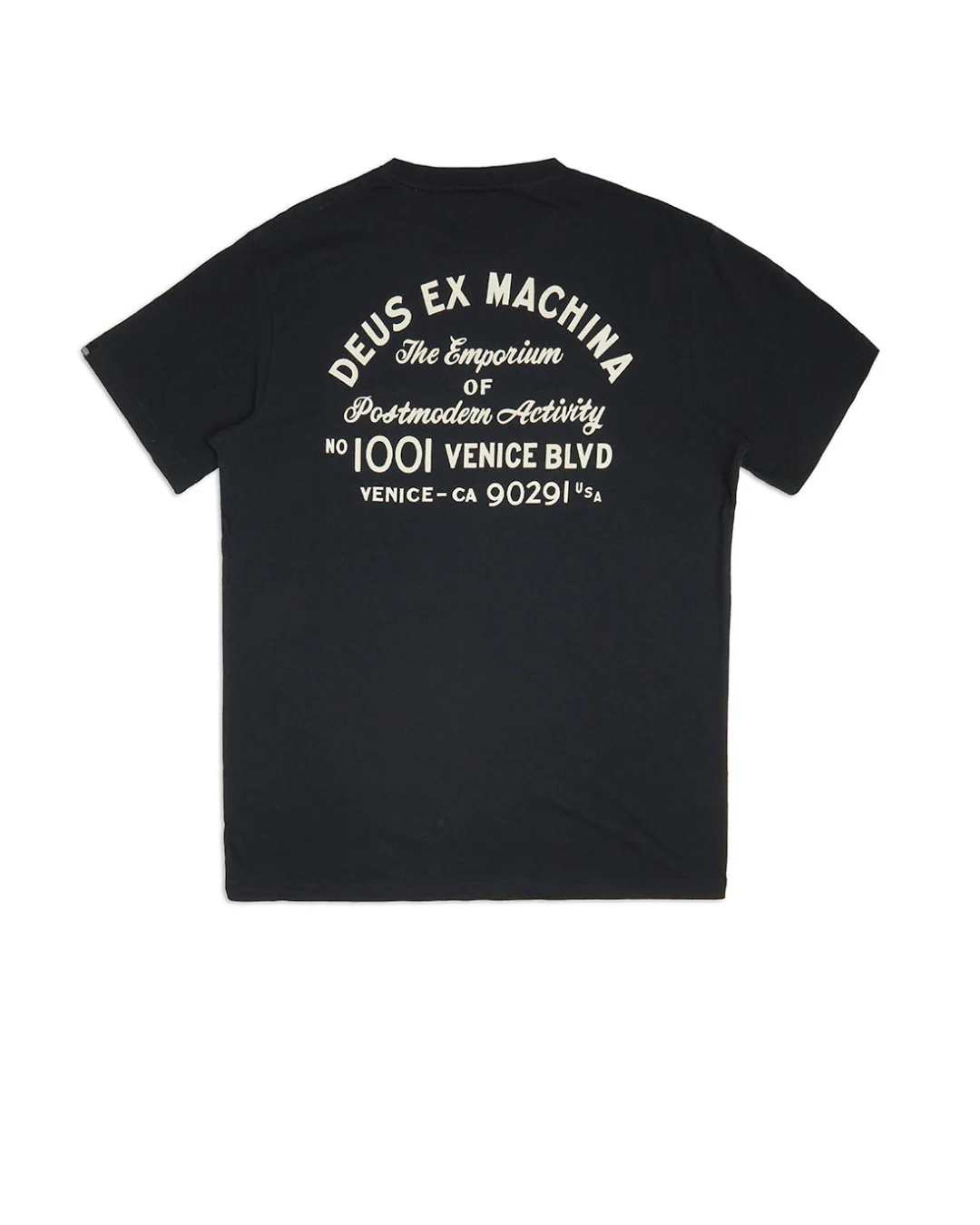 Venice Address Pocket Tee - Black - Image 4