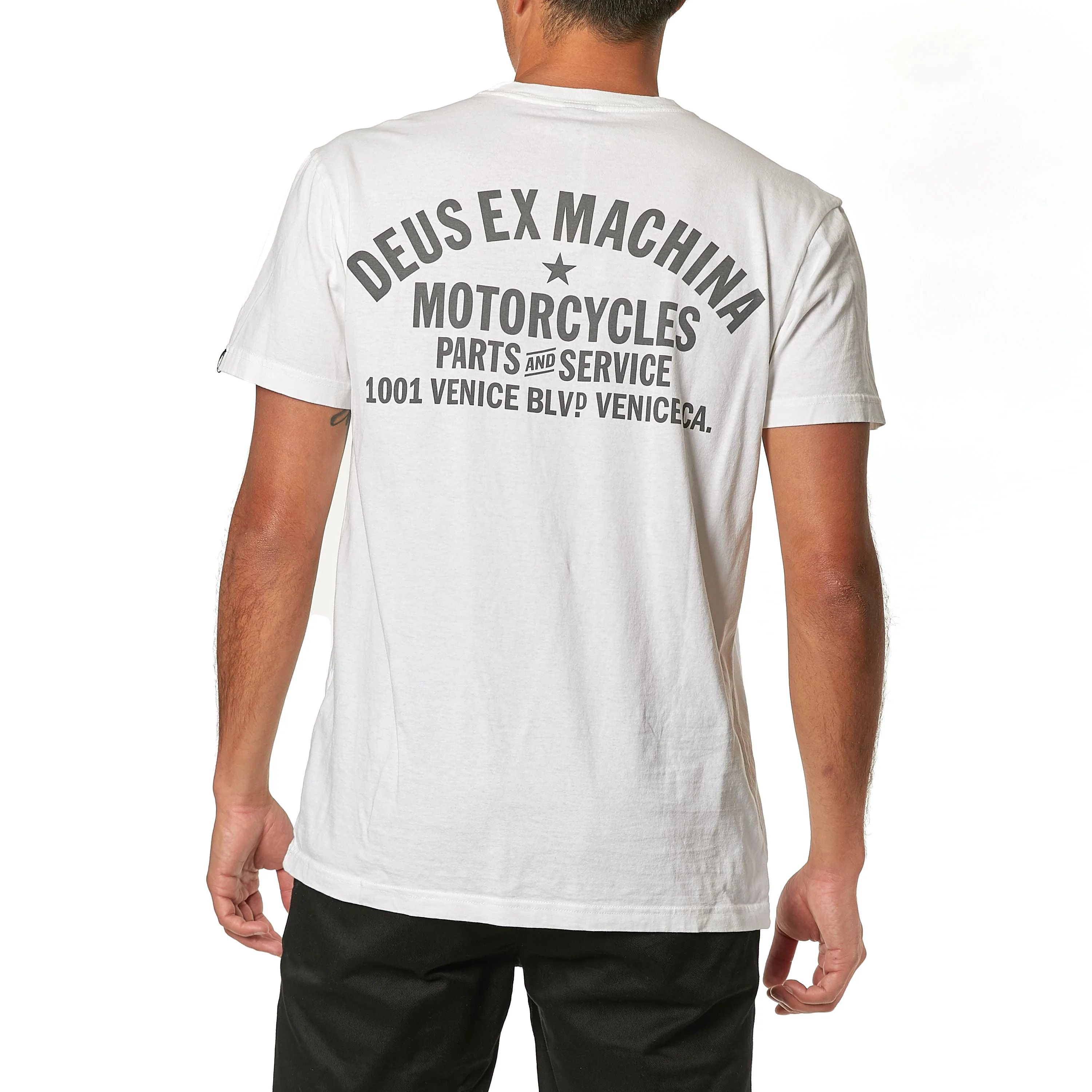Venice Address Tee - White