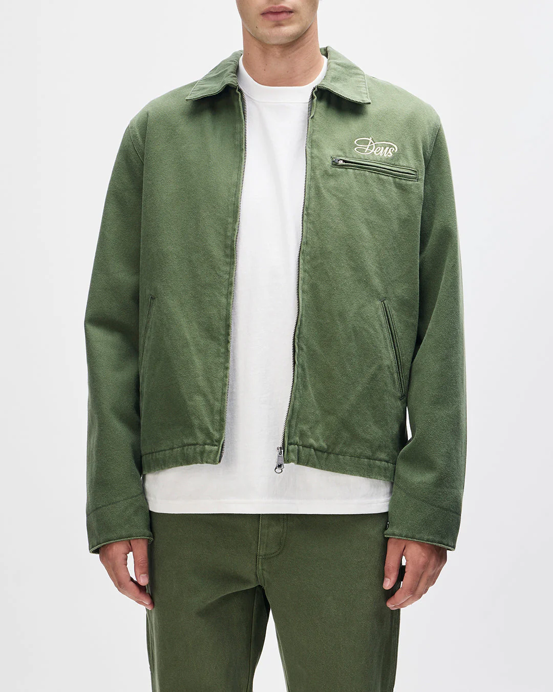 Workwear Overdye Jacket - Cypress Green
